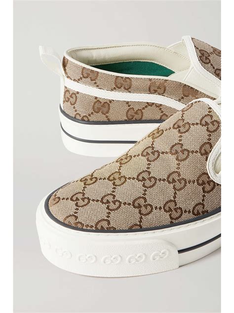 gucci slip ons foral|Gucci sneaker 1977 slip ons.